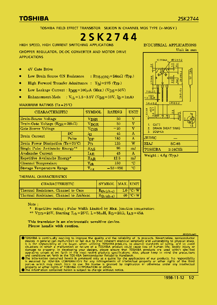 2SK2744_187262.PDF Datasheet