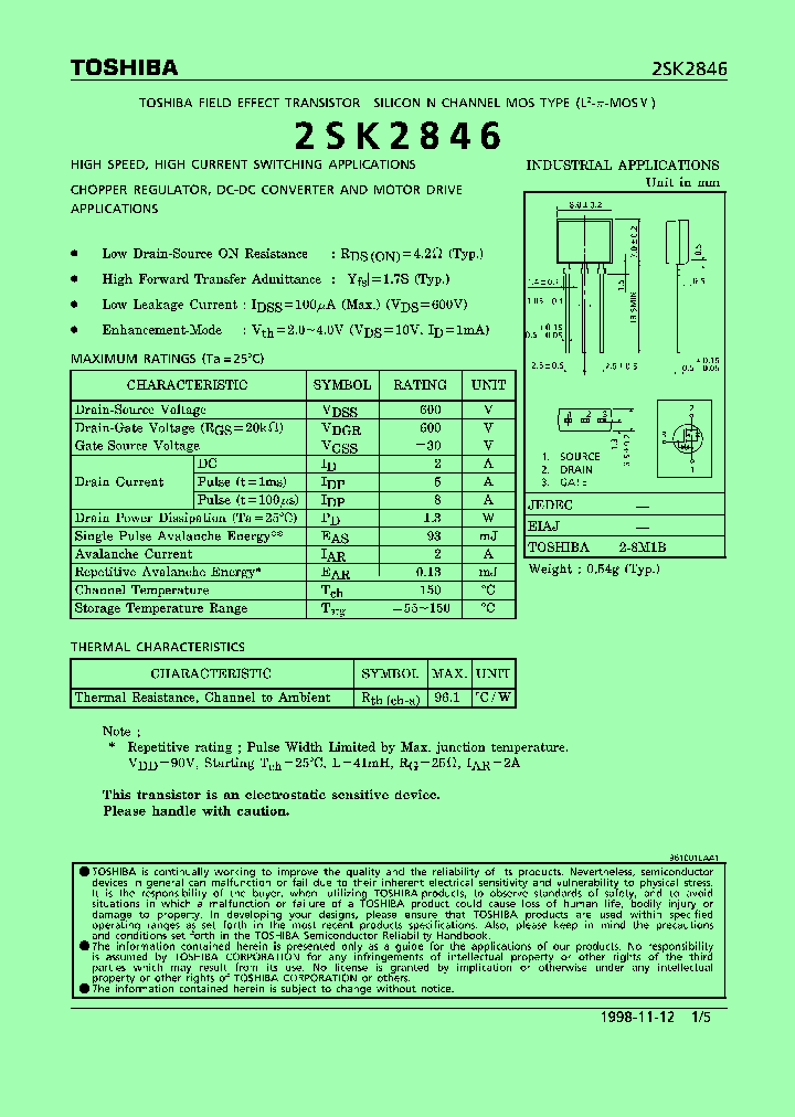 2SK2846_178254.PDF Datasheet