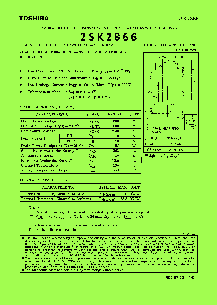 2SK2866_178269.PDF Datasheet
