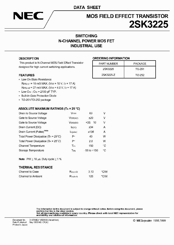 2SK3225_45225.PDF Datasheet