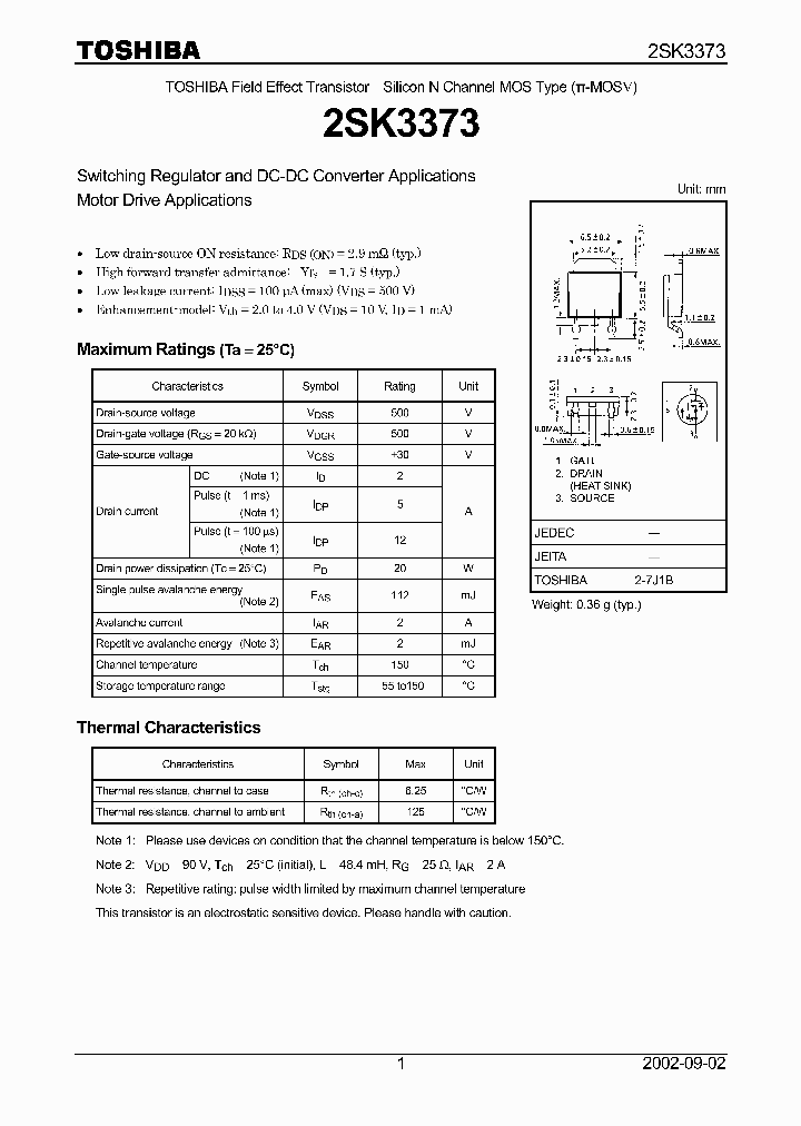 2SK3373_167678.PDF Datasheet