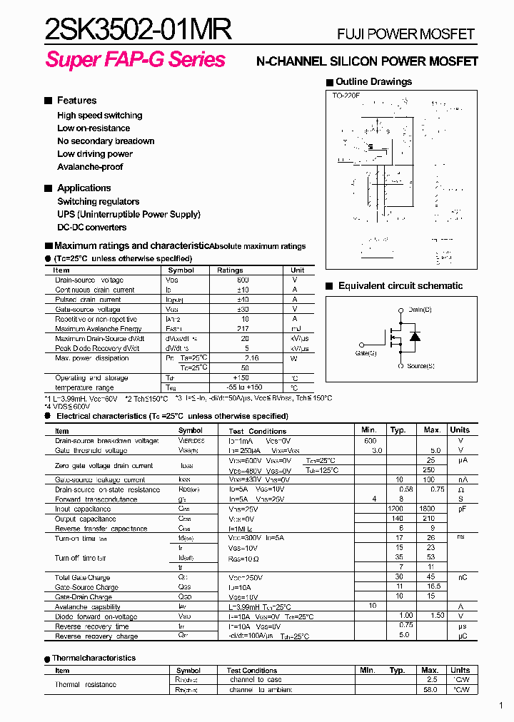 2SK3502_189338.PDF Datasheet