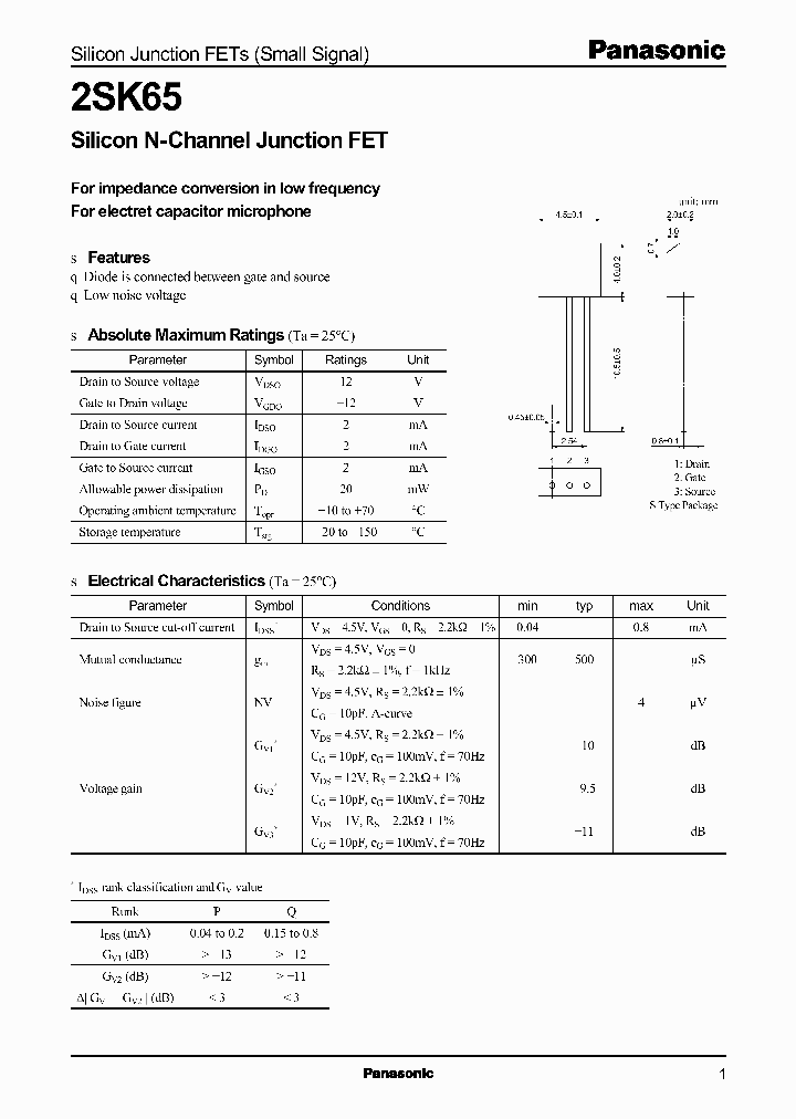 2SK65_12530.PDF Datasheet