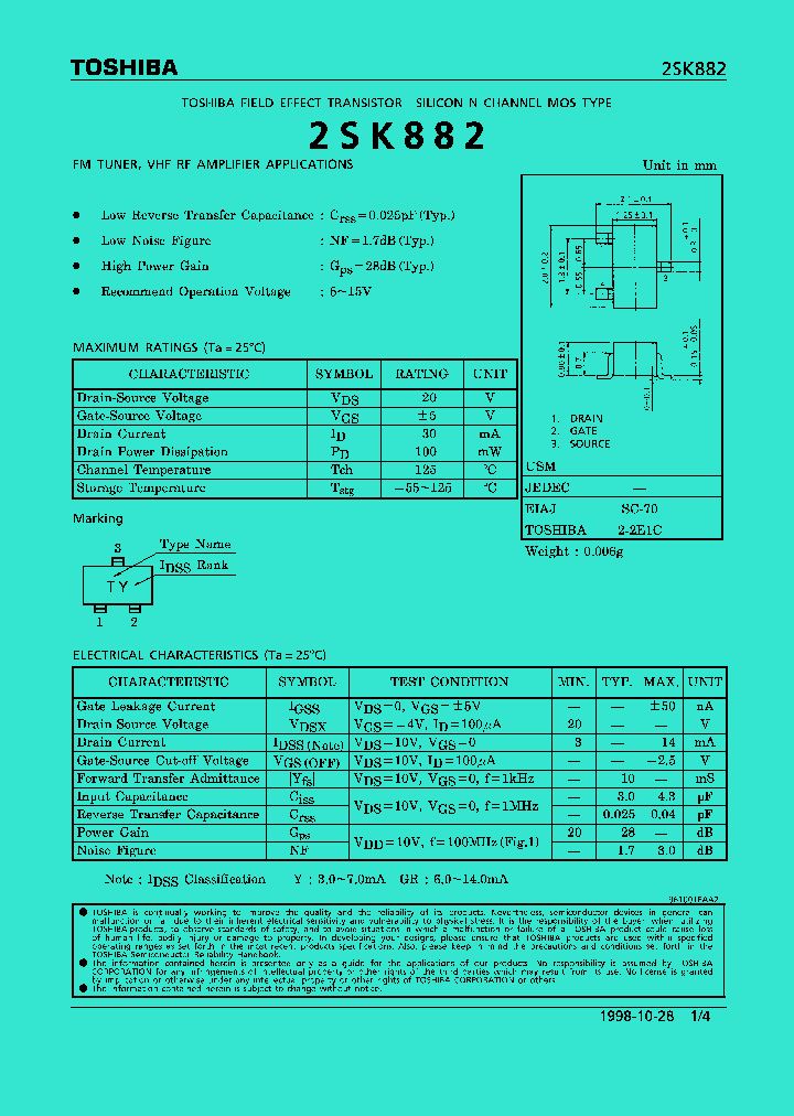 2SK882_12613.PDF Datasheet