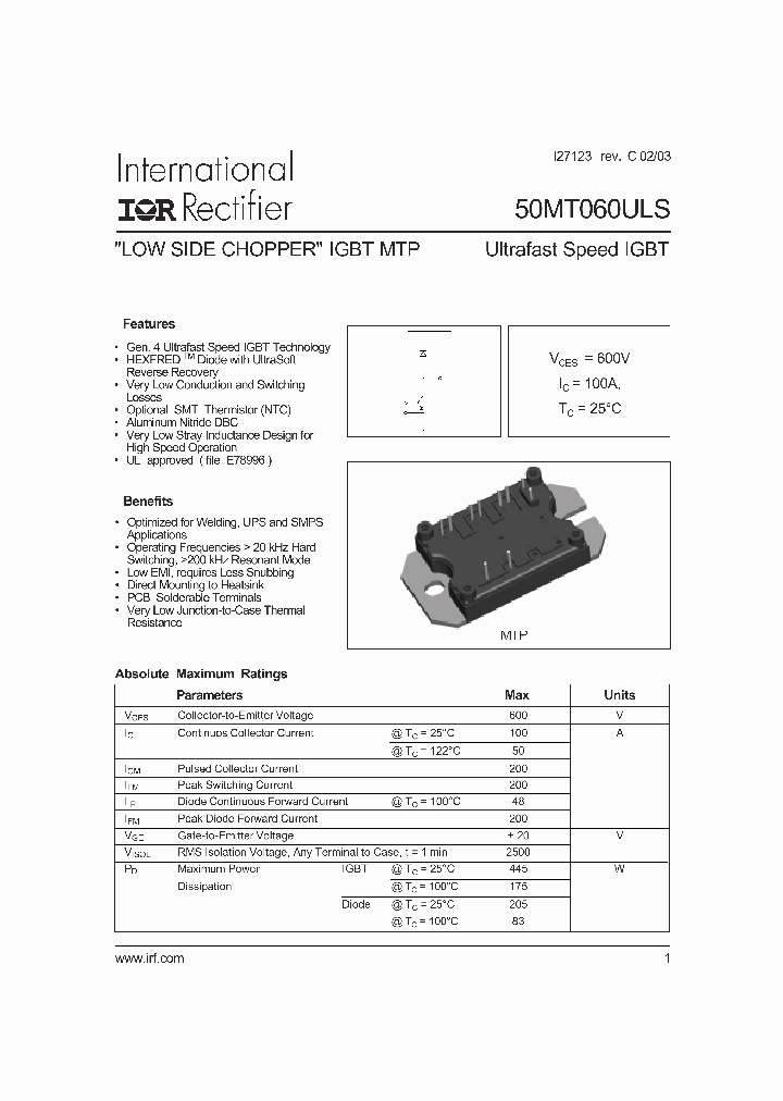 50MT060ULS_74907.PDF Datasheet
