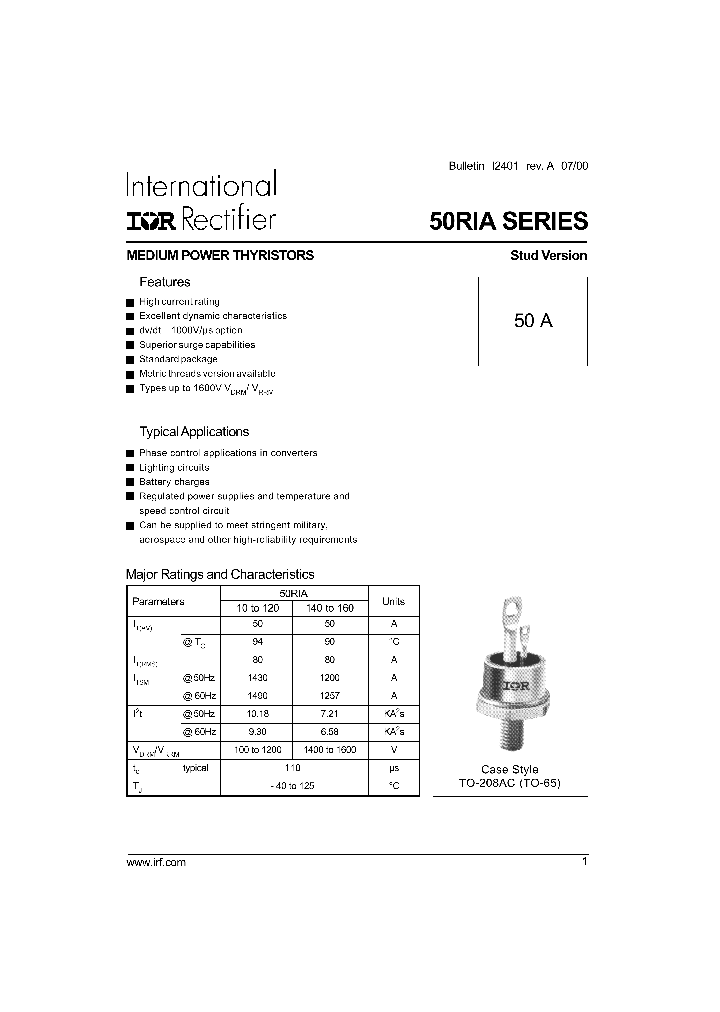 50RIA40M_39020.PDF Datasheet