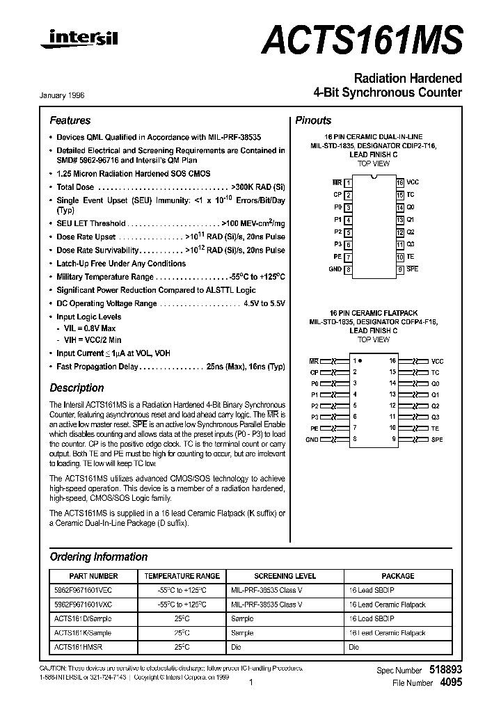 5962F9671601VEC_10769.PDF Datasheet