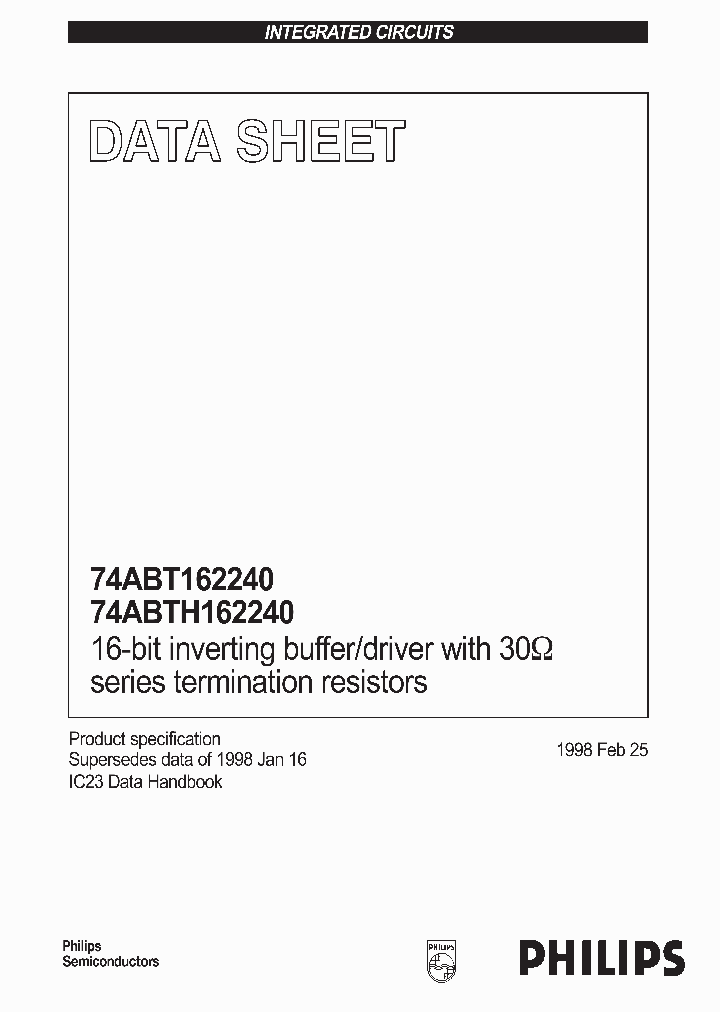 74ABT162240_84232.PDF Datasheet