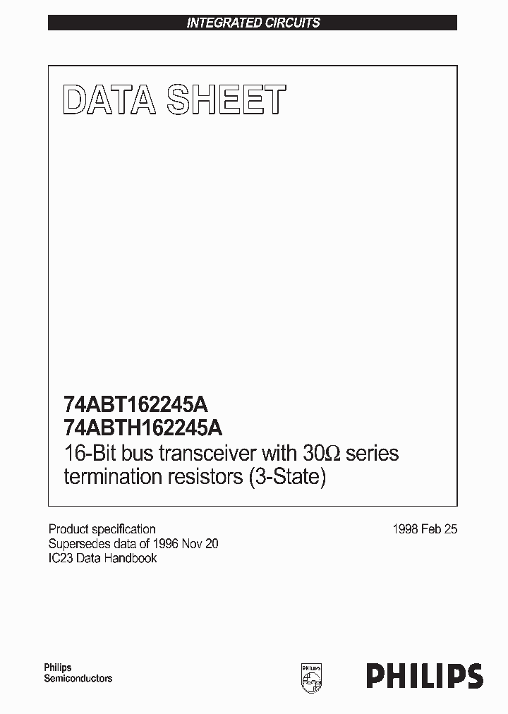 74ABT162245_84240.PDF Datasheet