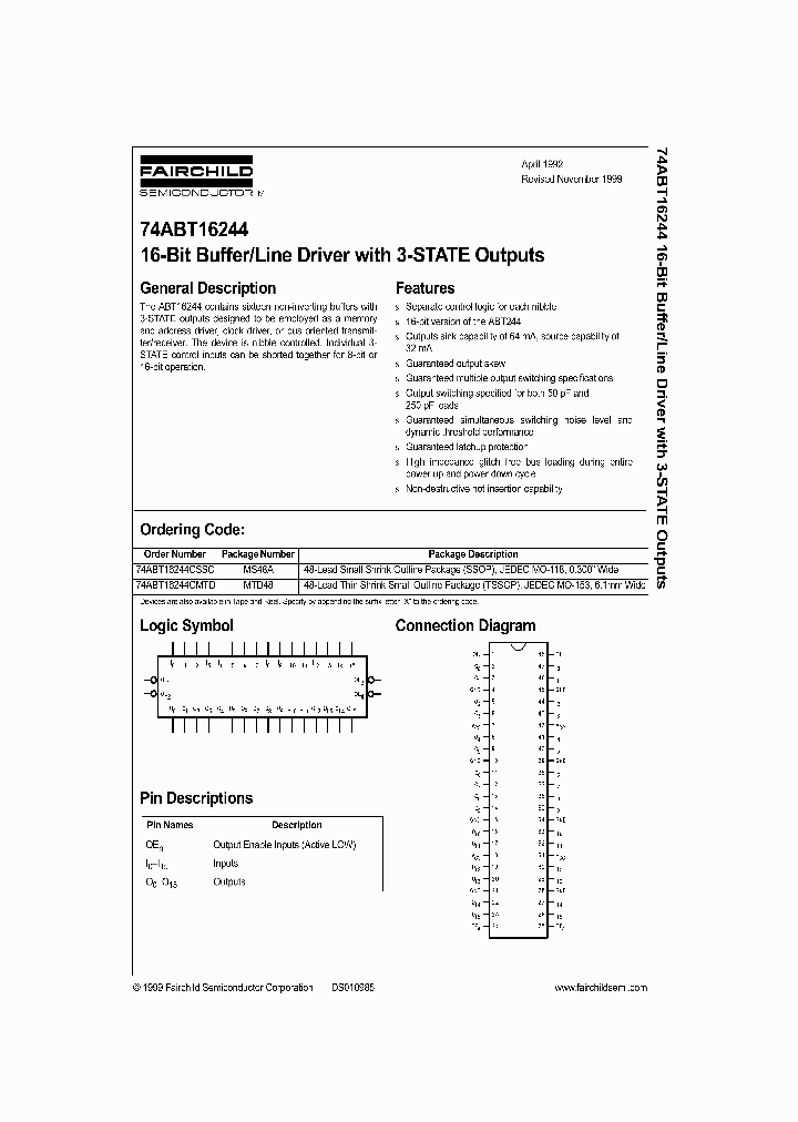 74ABT16244_84250.PDF Datasheet