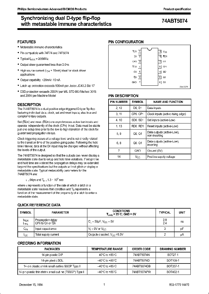 74ABT5074_73144.PDF Datasheet