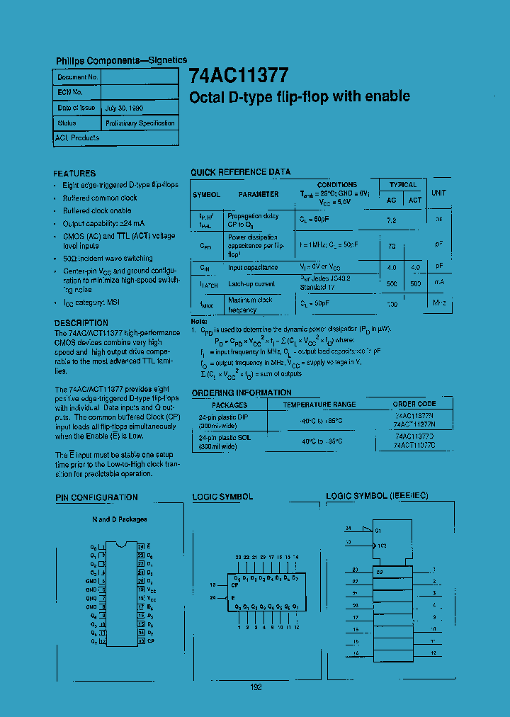 74ACT11377D_75156.PDF Datasheet