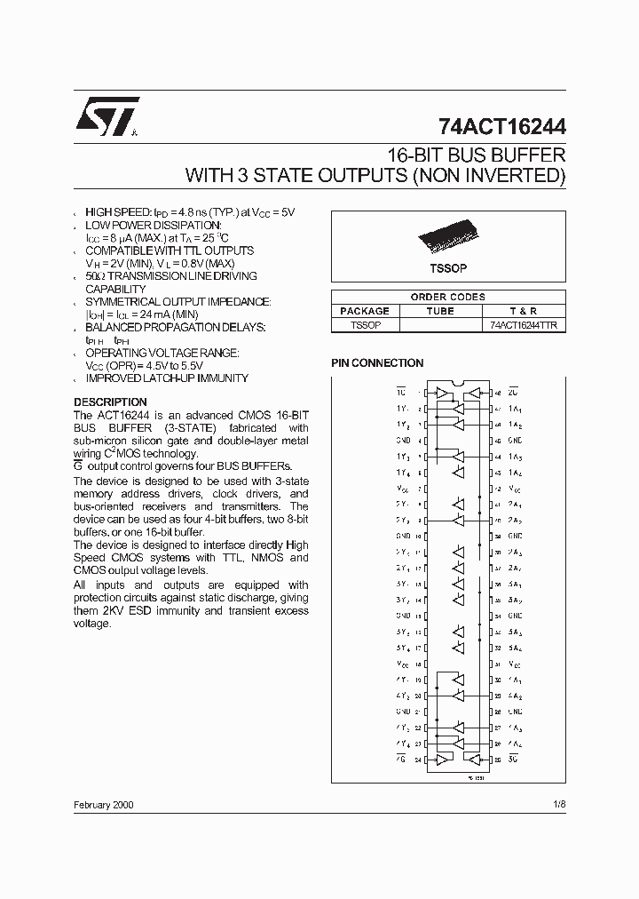 74ACT16244_107777.PDF Datasheet
