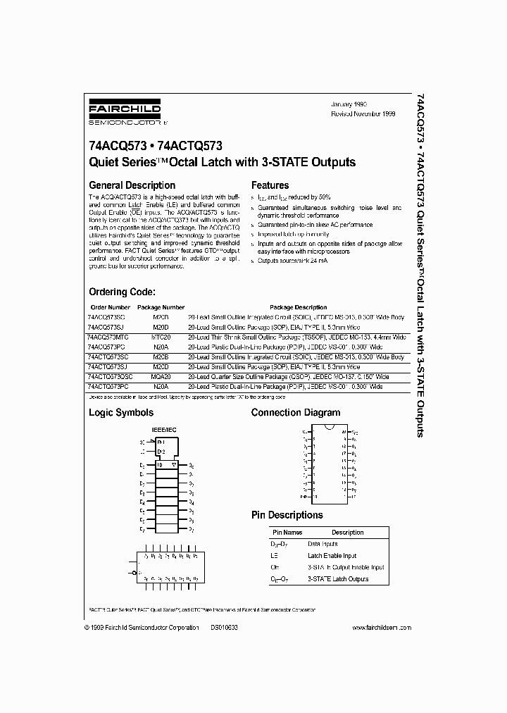 74ACTQ573PC_17267.PDF Datasheet