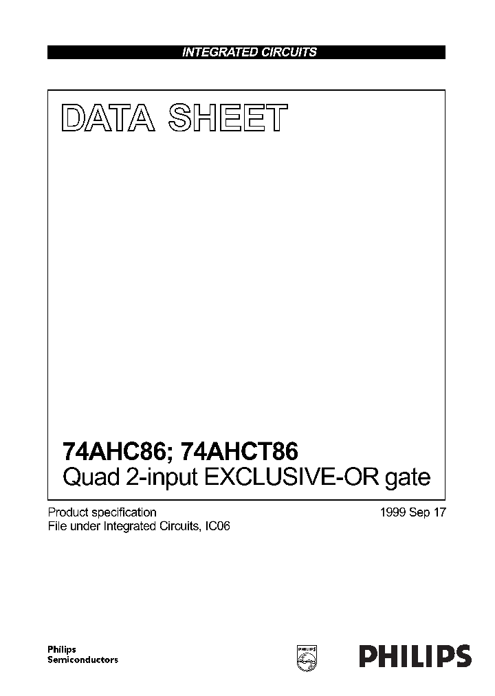 74AHC86_176305.PDF Datasheet