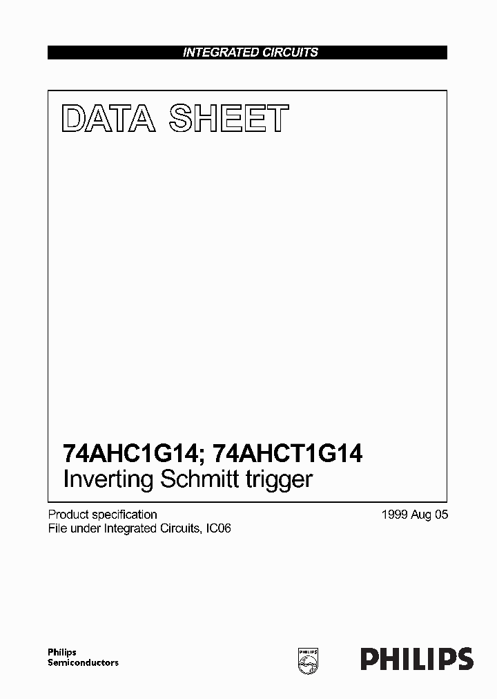 74AHCT1G14_18076.PDF Datasheet