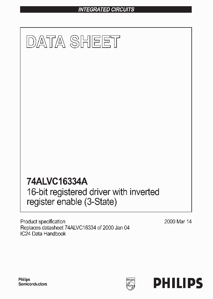 74ALVC16334_18238.PDF Datasheet