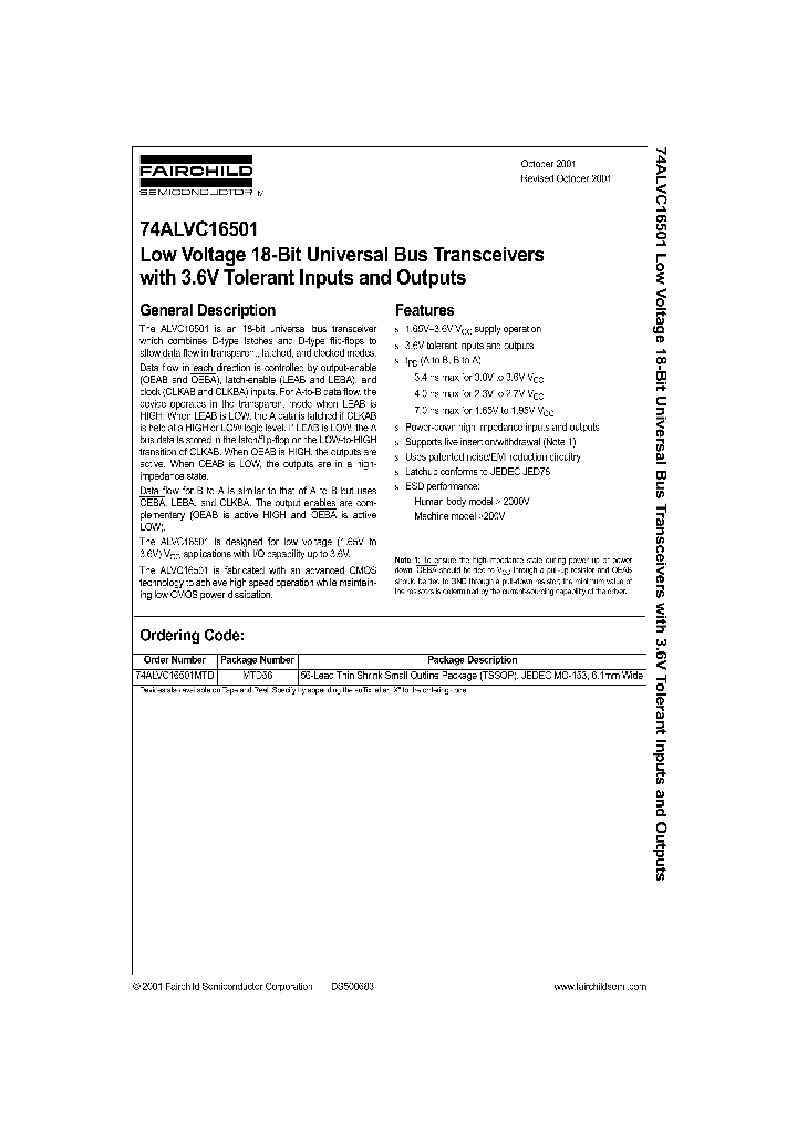 74ALVC16501_18252.PDF Datasheet
