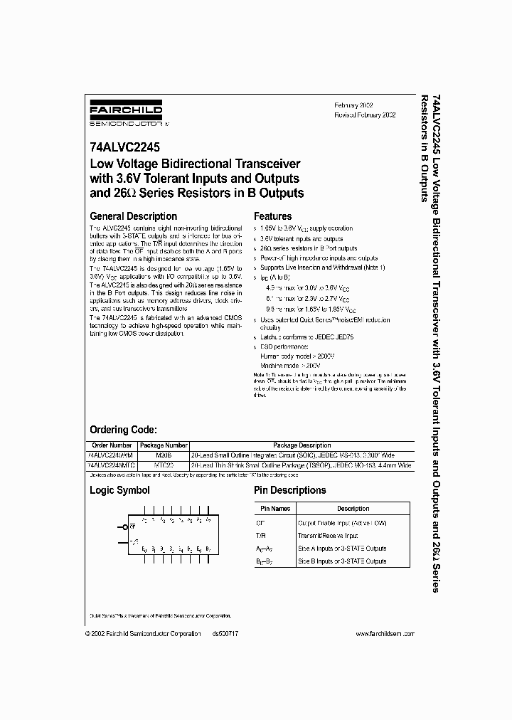 74ALVC2245_18275.PDF Datasheet