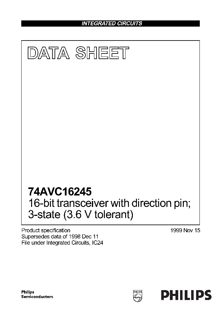 74AVC16245_114223.PDF Datasheet