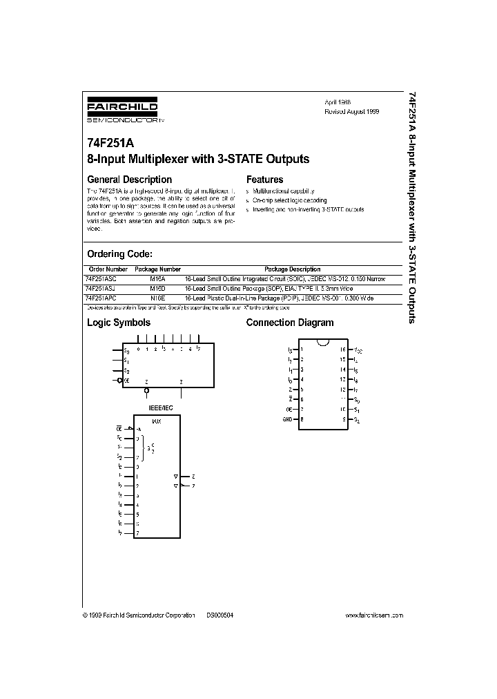 74F251_89314.PDF Datasheet
