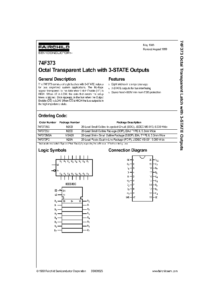 74F373MSA_78595.PDF Datasheet