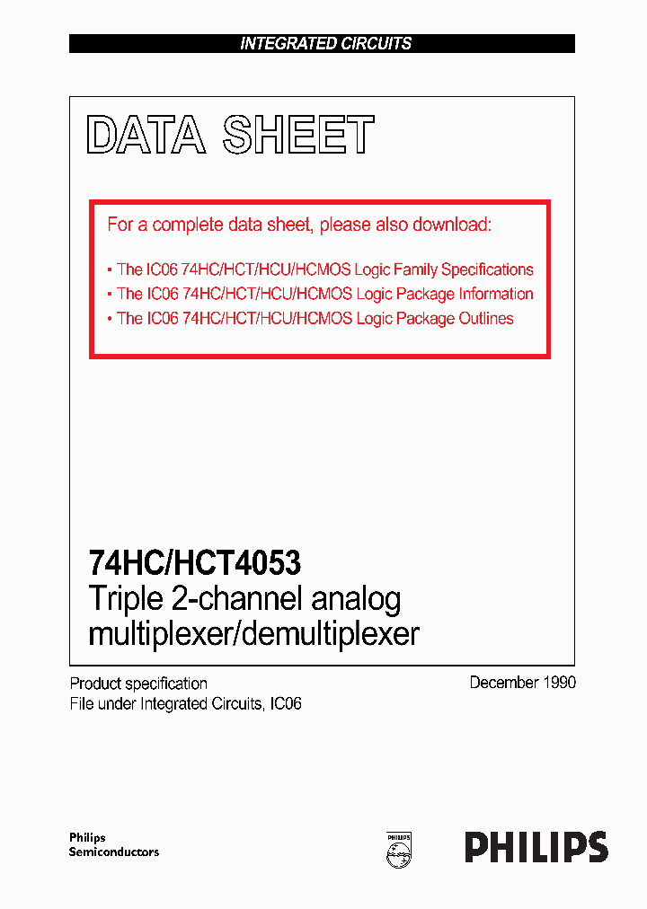 74HC4053_13628.PDF Datasheet