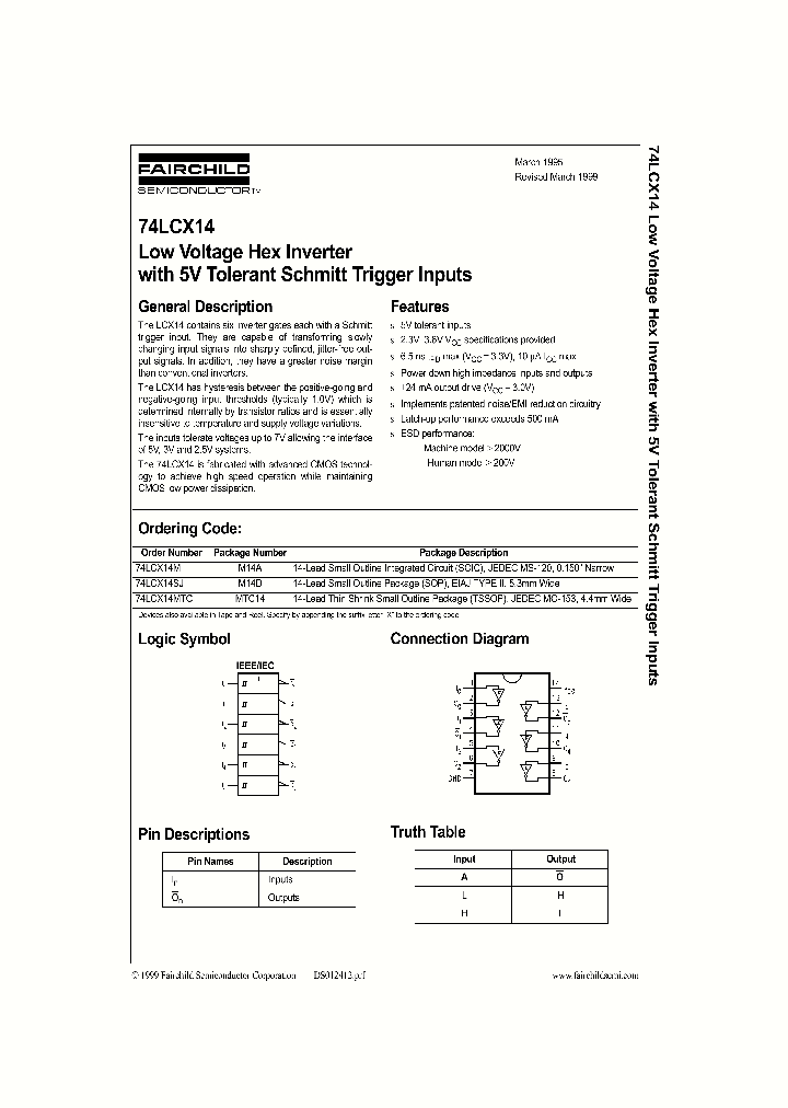74LCX14_12319.PDF Datasheet