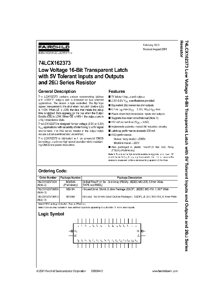 74LCX162373_12331.PDF Datasheet