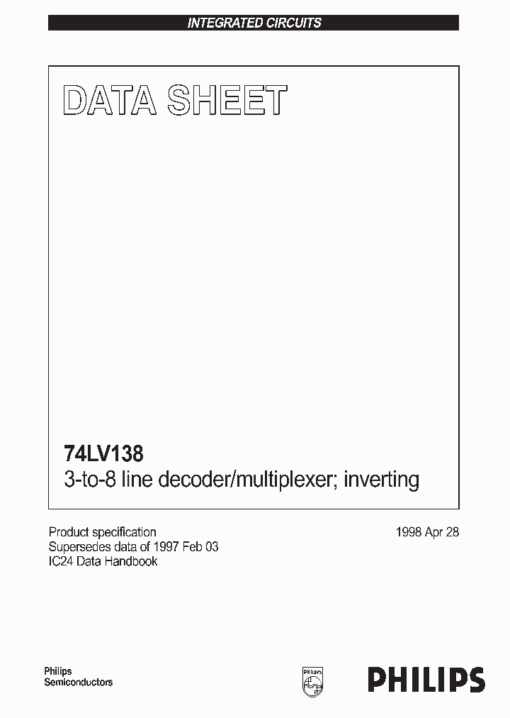 74LV138_56984.PDF Datasheet