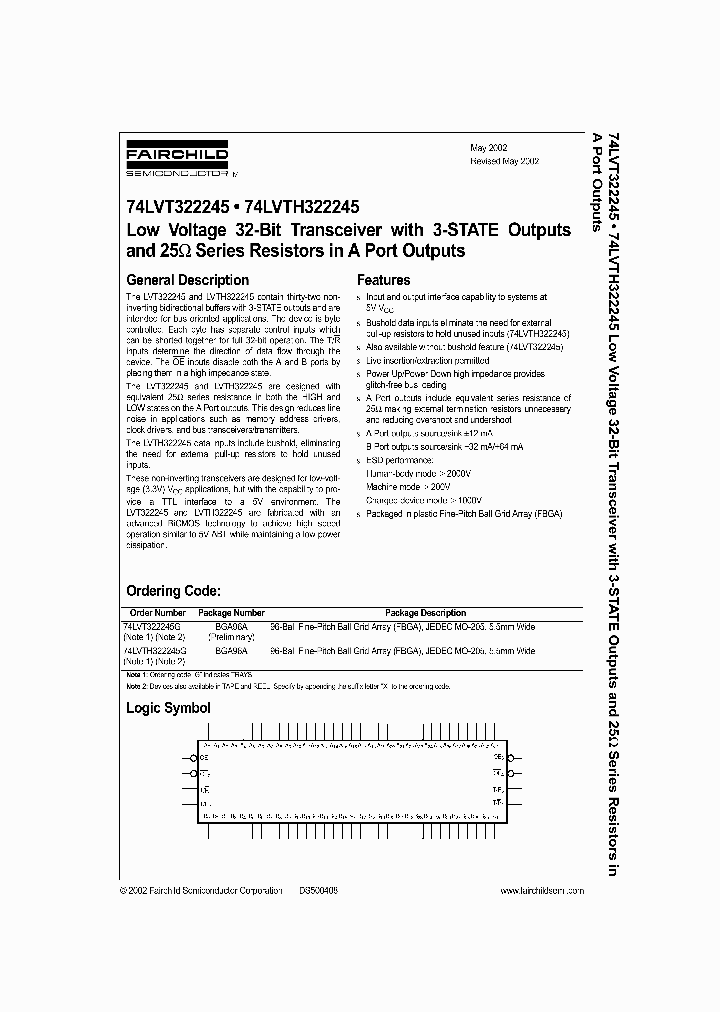 74LVTH322245G_19903.PDF Datasheet