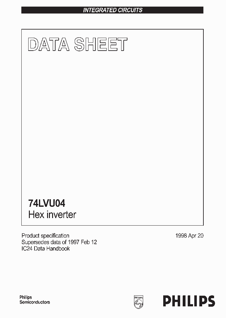 74LVU04_19908.PDF Datasheet