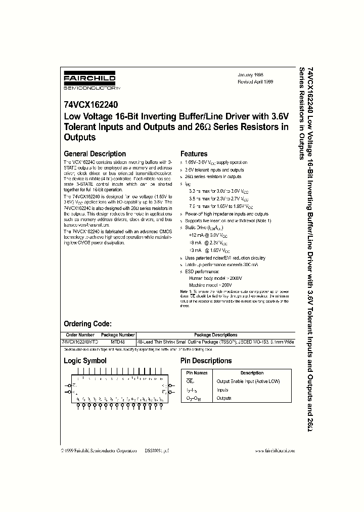 74VCX162240_169727.PDF Datasheet