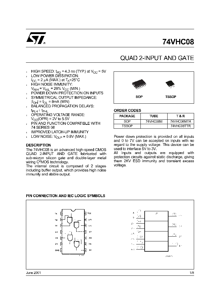 74VHC08MTR_55270.PDF Datasheet
