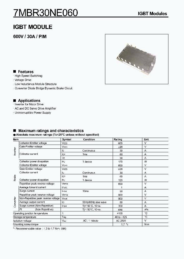 7MBR30NE060_161234.PDF Datasheet