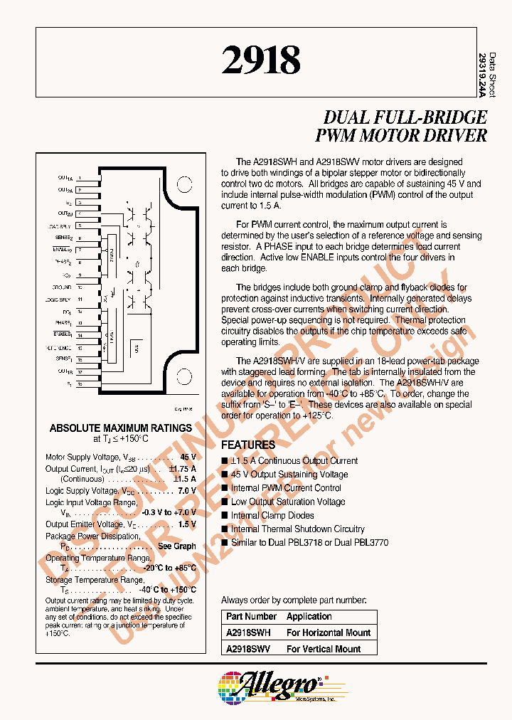 A2918SWH_108655.PDF Datasheet