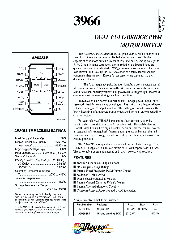 A3966SA_166742.PDF Datasheet