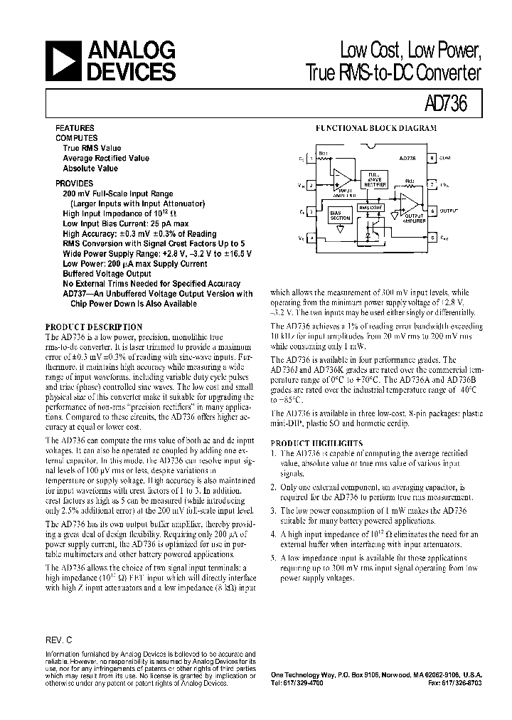AD736_20872.PDF Datasheet