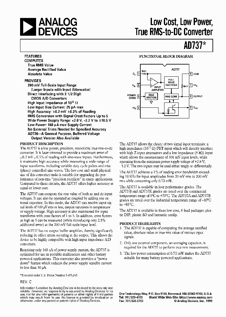 AD737_20891.PDF Datasheet