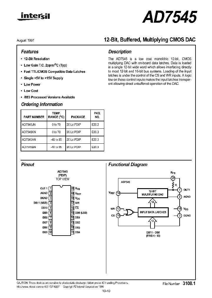 AD7545AN_107694.PDF Datasheet