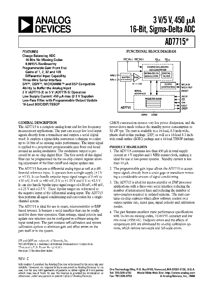AD7715_20939.PDF Datasheet
