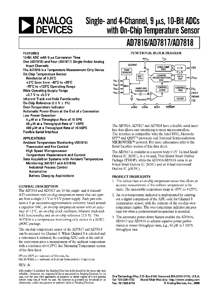 AD7816_20970.PDF Datasheet