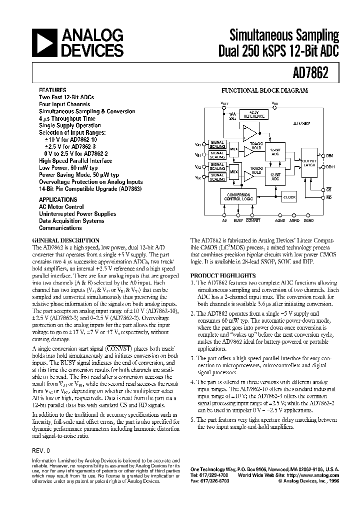 AD7862_124663.PDF Datasheet