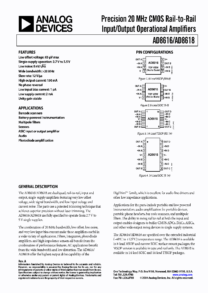 AD8616_8646.PDF Datasheet