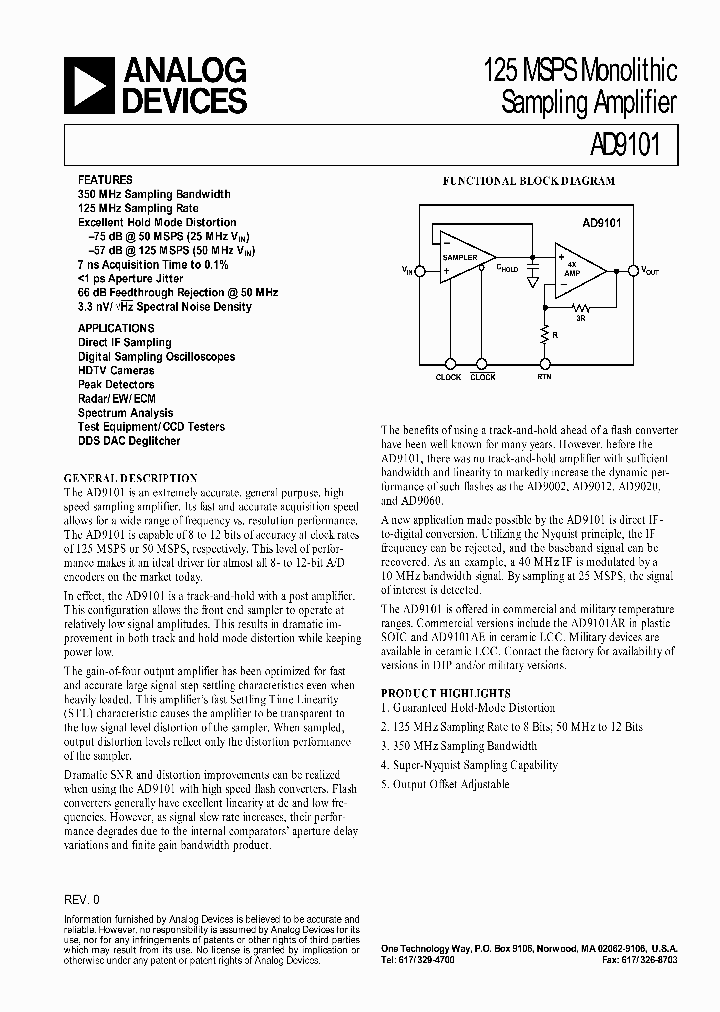 AD9101_195201.PDF Datasheet