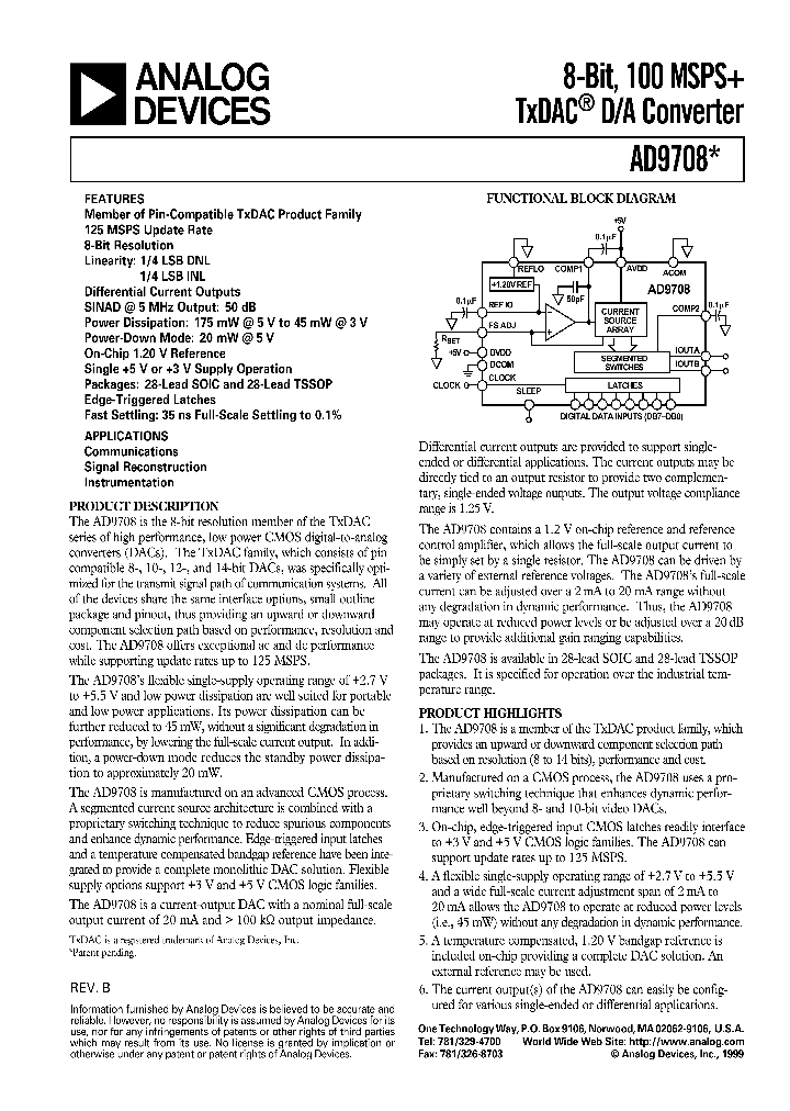 AD9708_170354.PDF Datasheet