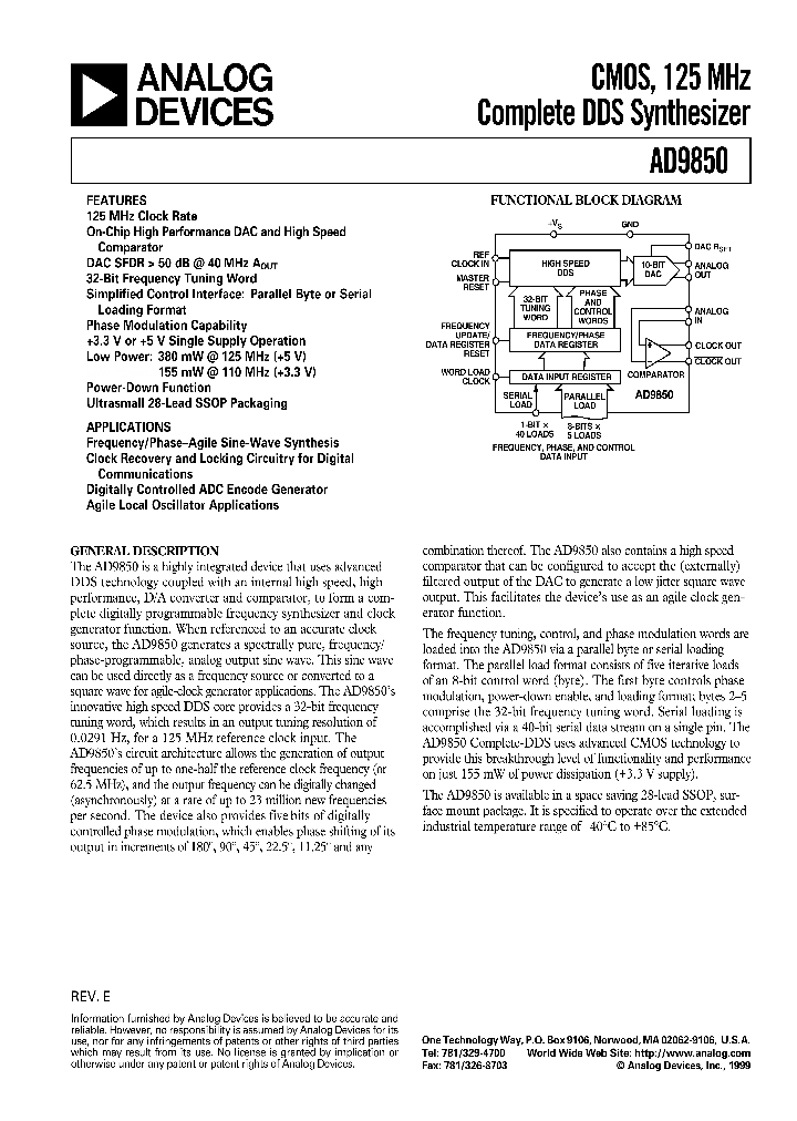 AD9850_150075.PDF Datasheet
