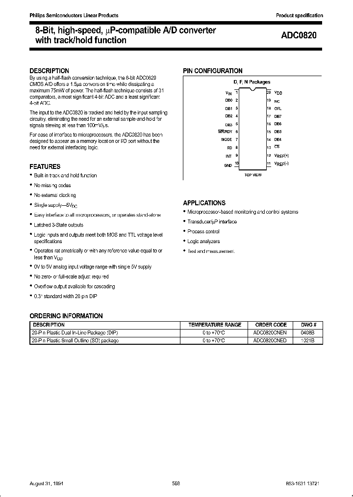 ADC0820CNED_127498.PDF Datasheet