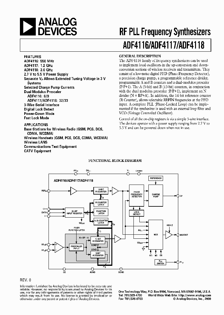 ADF4116_141377.PDF Datasheet