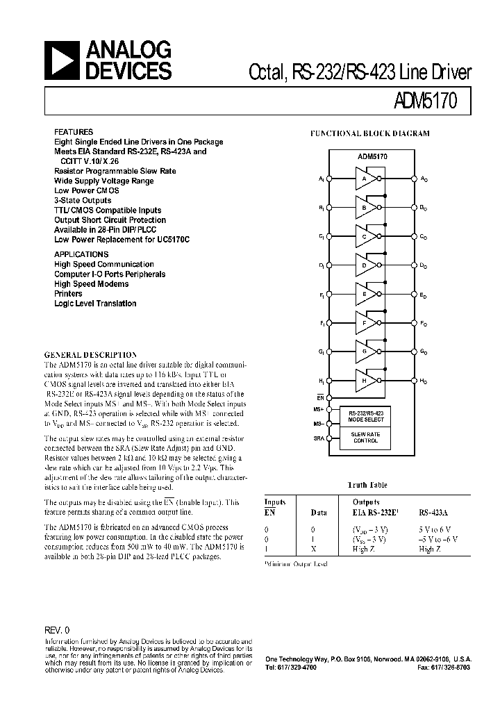 ADM5170_9807.PDF Datasheet